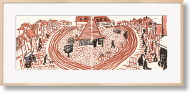 David Hockney. 220 for 2020. Art Edition No. 301–400 ‘My Second Drawing of Beuvron-en-Auge’