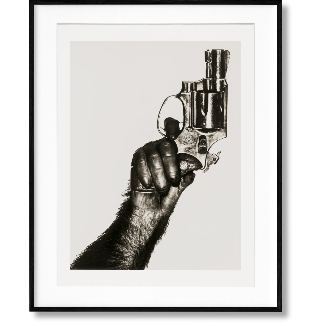 Albert Watson. Kaos. 2nd Edition. Art Edition No. 51–100, 'Monkey with Gun, New York City’, 1992