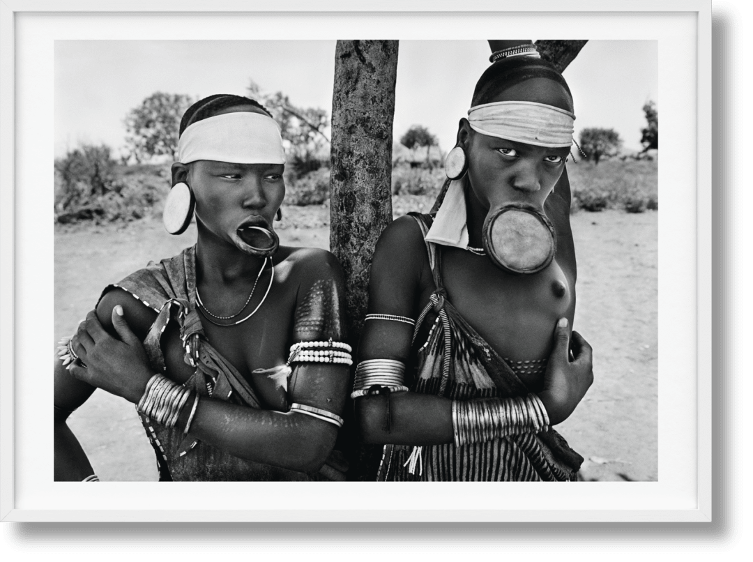 Sebastiao Salgado. Genesis. Art Edition No. 1-100 'Two Mursi Women, Omo Valley, Ethiopia'