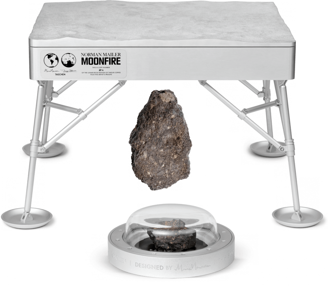 Norman Mailer, Marc Newson. MoonFire, Lunar Rock Edition No. 1,968 âNWA 4936â&