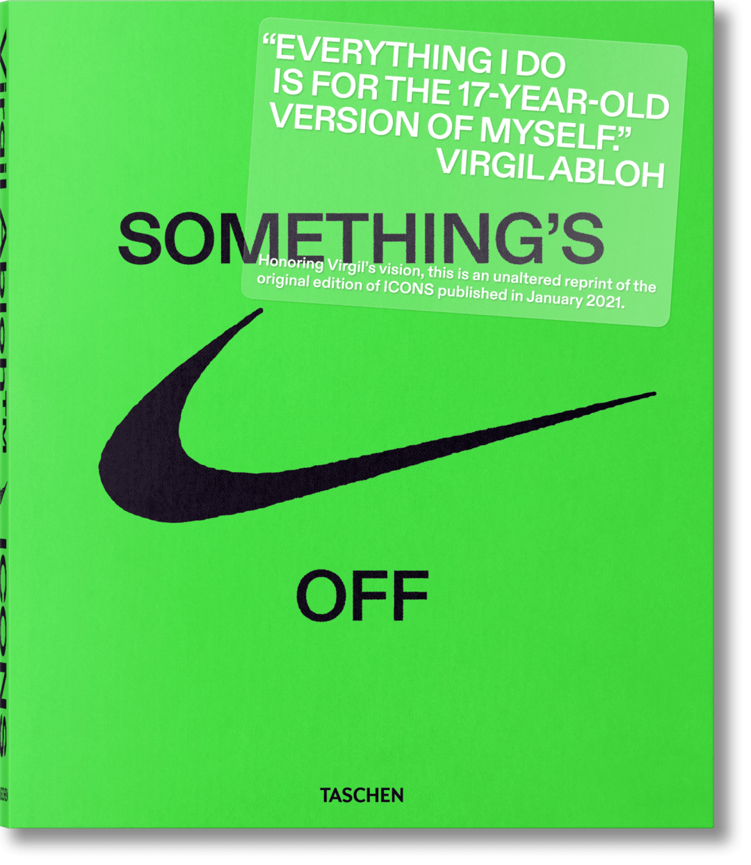 Taschen Virgil Abloh. Nike. Icons