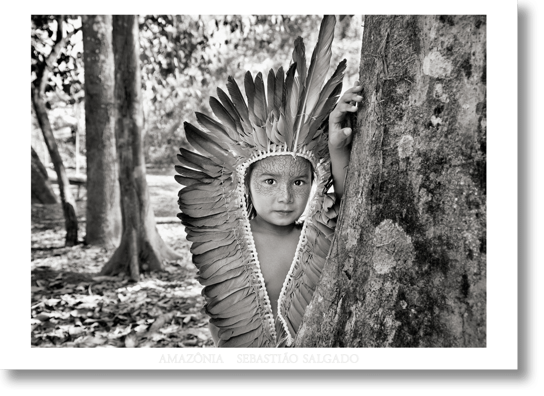Taschen Sebastião Salgado. Amazônia. Poster ‘yawanawa Girl'