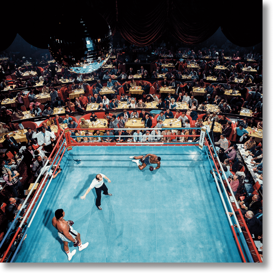 Neil Leifer. Homage to Ali. 'Ali vs. Foster, 1972'