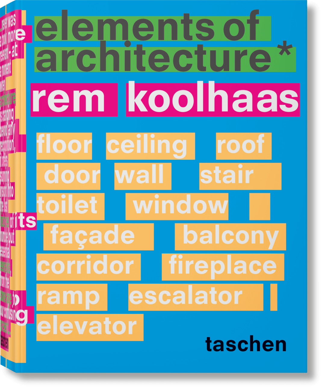 Taschen Koolhaas. Elements Of Architecture