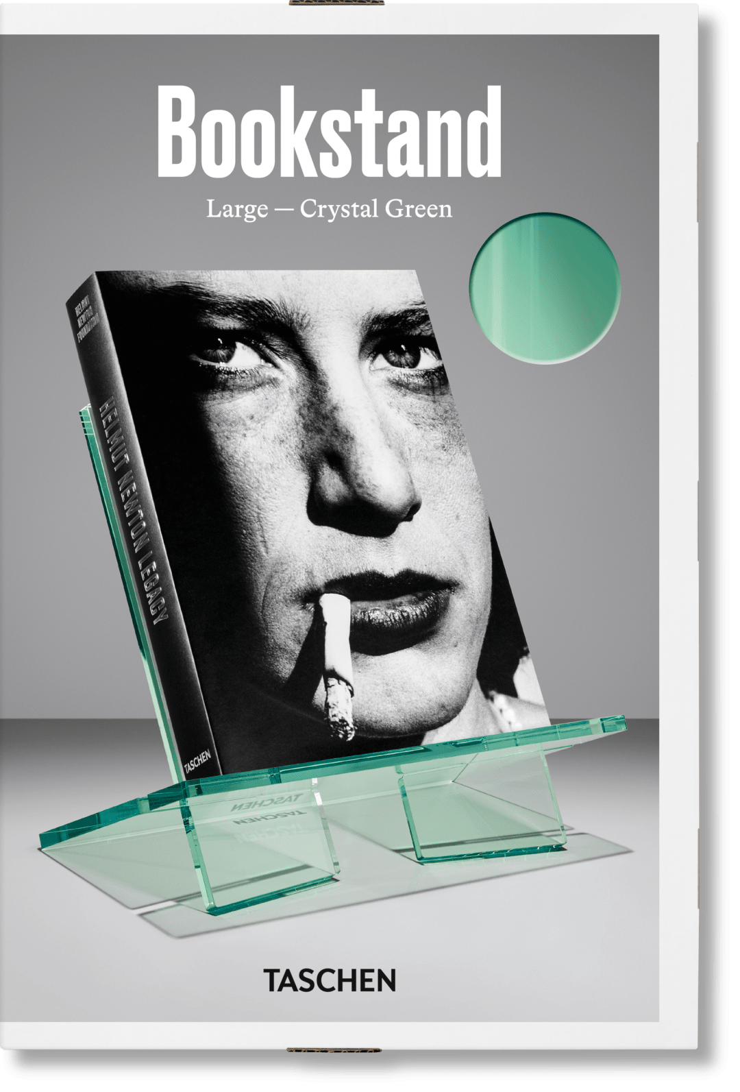 Taschen Bookstand. Large. Crystal Green