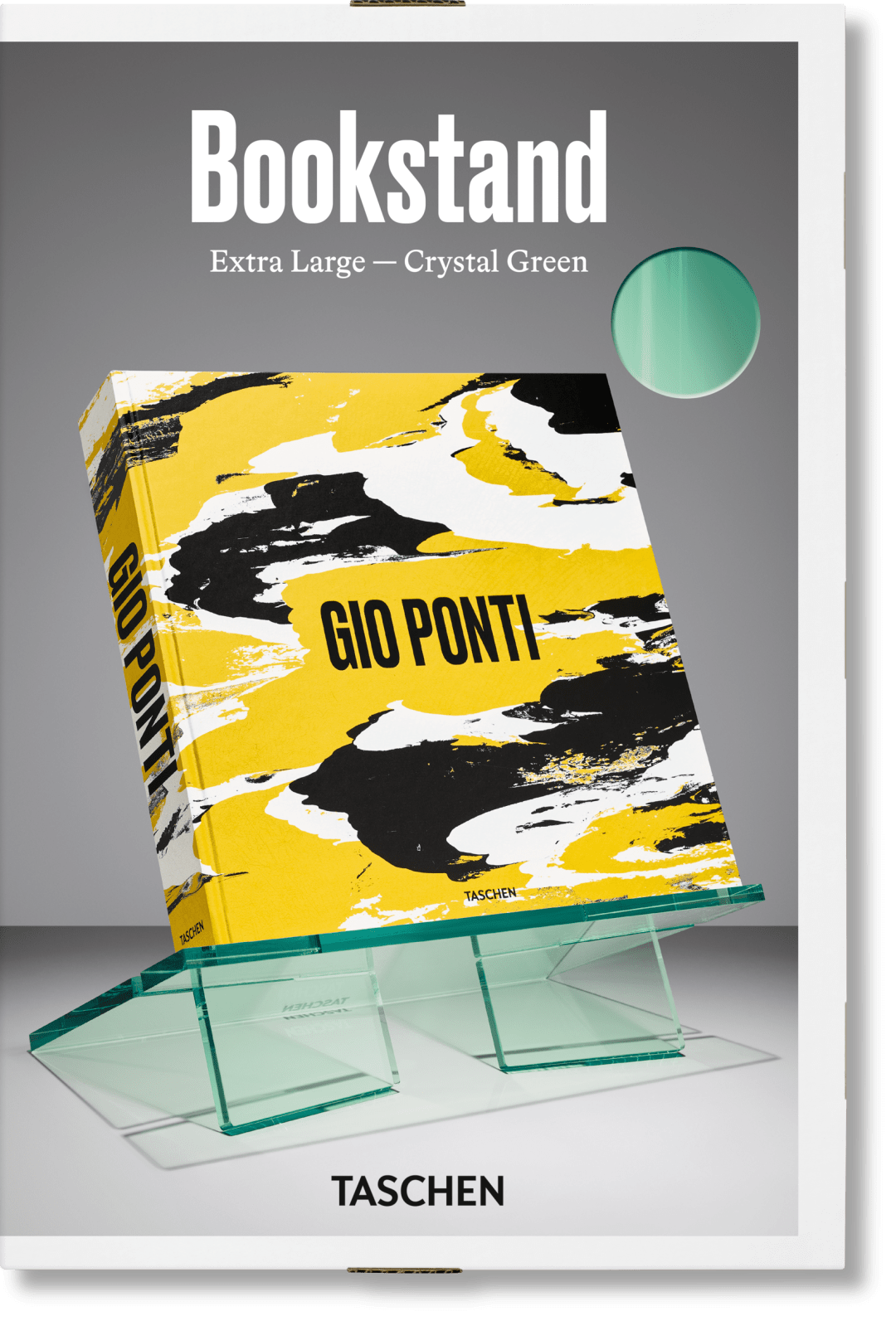 Taschen Bookstand. Extra-large. Crystal Green