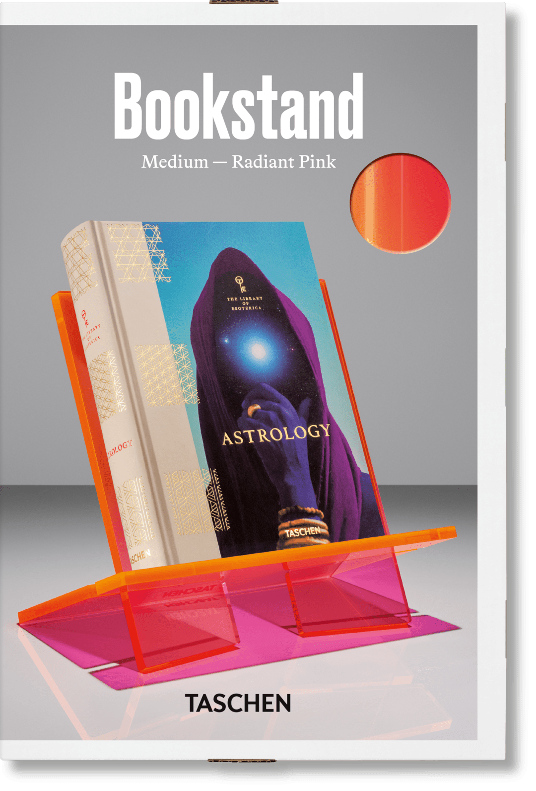 Taschen Bookstand. Medium. Radiant Pink