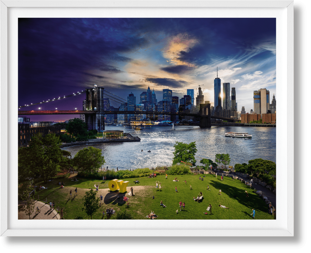 TASCHEN STEPHEN WILKES. DAY TO NIGHT. ART EDITION NO. 1–100 ‘BROOKLYN BRIDGE, NEW YORK CITY, 2016’