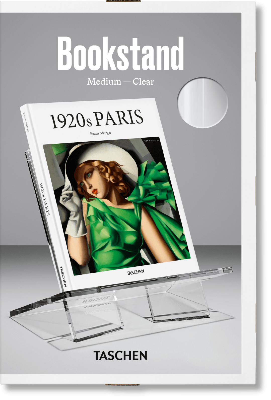 Bookstand. Medium. Clear