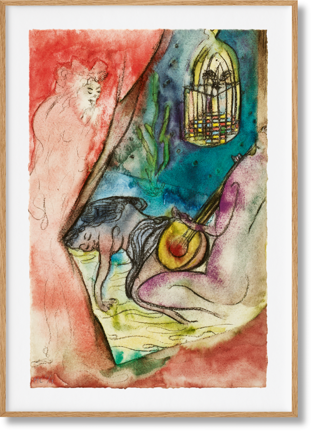 Taschen National Gallery. Art Edition No. 1–100, Chris Ofili ‘the Caged Bird's Song (voyeur)', 2024