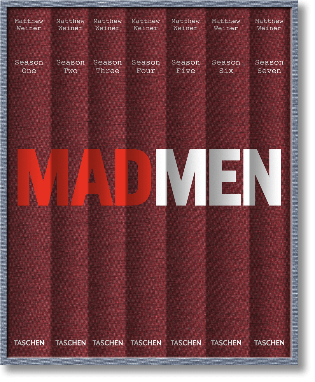 Taschen Matthew Weiner. Mad Men. 7 Vols. Script Edition In Red