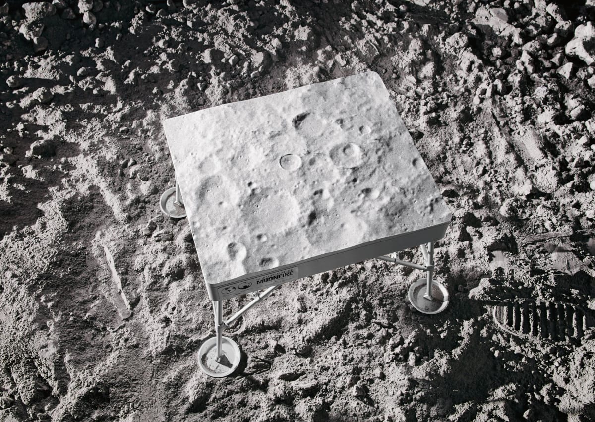 Norman Mailer, Marc Newson. MoonFire, Lunar Rock Edition No. 1,969 ‘NWA 4936’