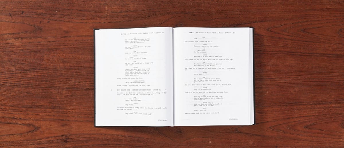 Matthew Weiner. Mad Men, Art Edition No. 1–500 (Script Edition)