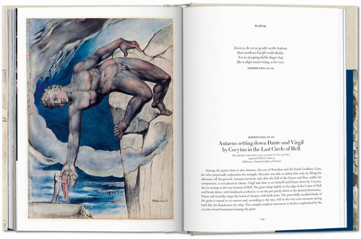 William Blake. La Divine Comédie de Dante. L'ensemble de dessins