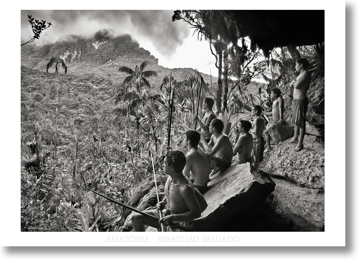 Sebastião Salgado. Amazônia. Poster ‘Yanomani Men’