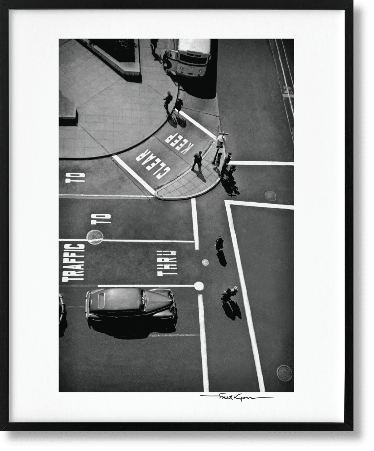 San Francisco. Portrait of a City, Art Edition No. 1–75 'Union Square, Post Street, 1947'