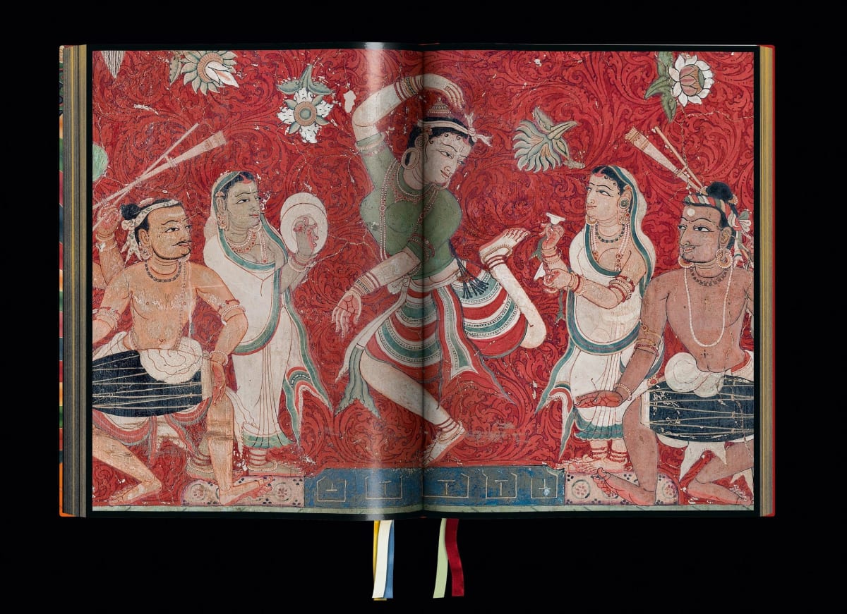 Thomas Laird. Murals of Tibet. Art Edition No. 41–80 ‘Green Tara, Gyantse Kumbum (ca. 1420)’