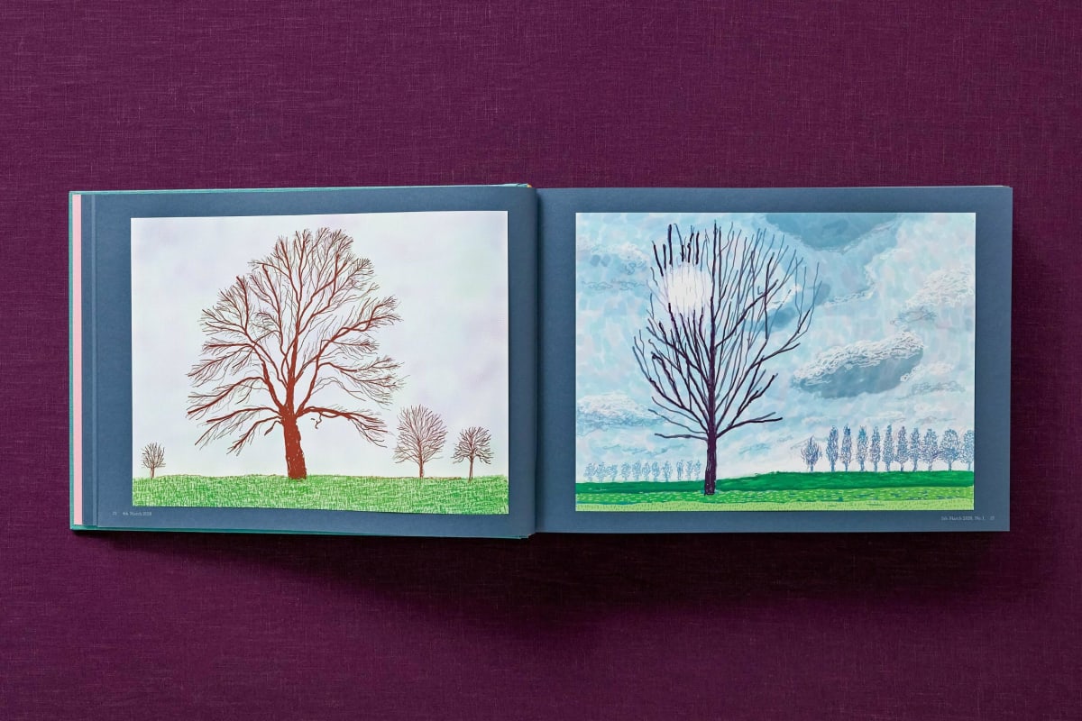 David Hockney. 220 for 2020. Art Edition No. 201–300 ‘Two Chairs and Rain on Window’