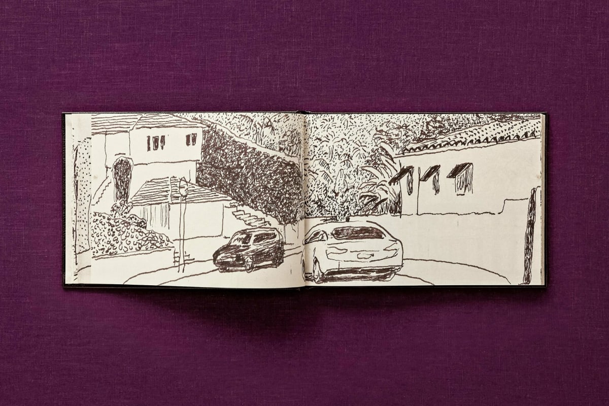 David Hockney. 220 for 2020. Art Edition No. 301–400 ‘My Second Drawing of Beuvron-en-Auge’