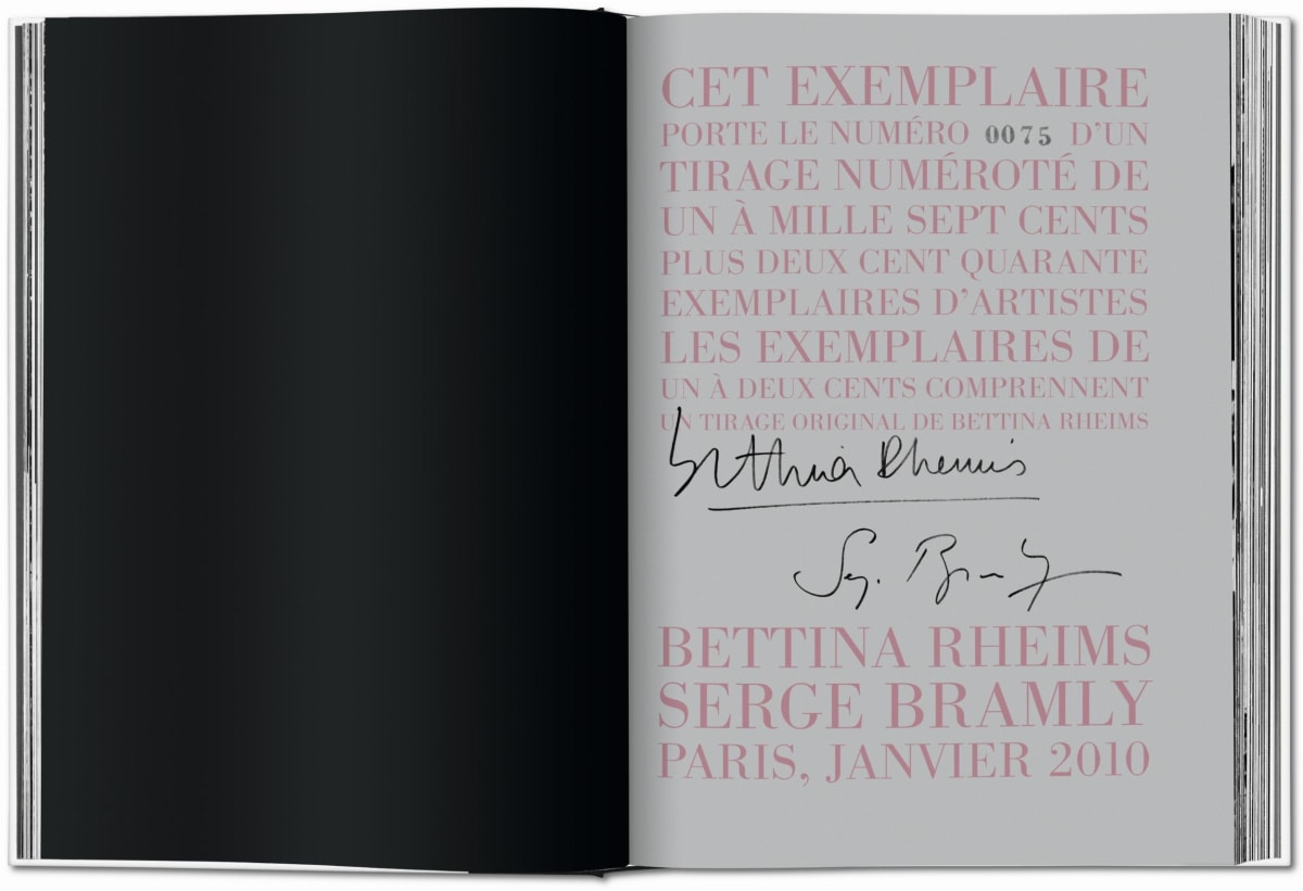 Bettina Rheims/Serge Bramly. Rose - c’est Paris, Art Edition No. 1–100 ‘Rose’