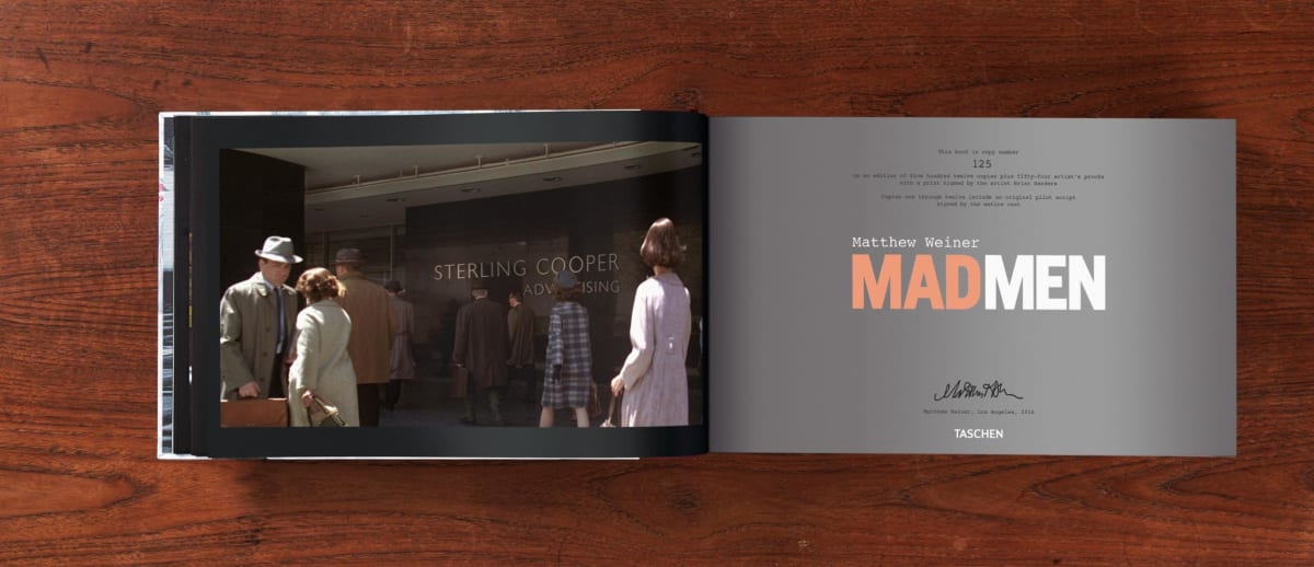 Matthew Weiner. Mad Men, Art Edition No. 501–512 (Signed Pilot Script Edition)