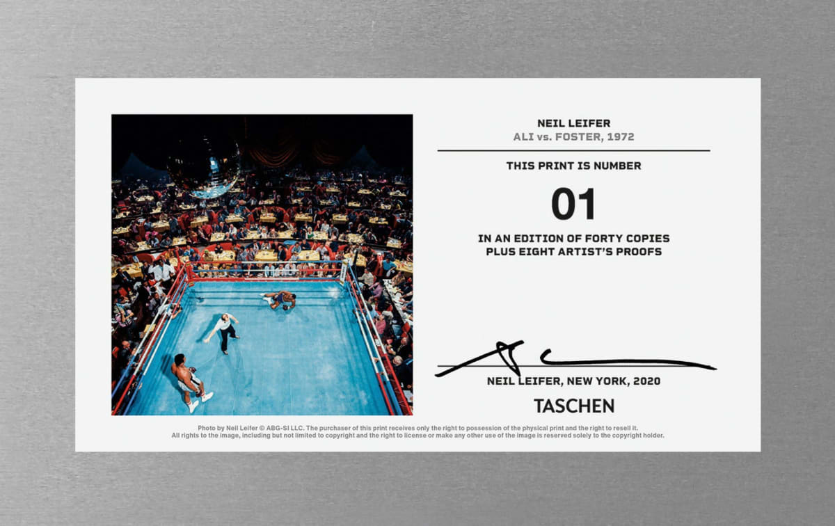 Neil Leifer. Homage to Ali. ‘Ali vs. Foster, 1972’