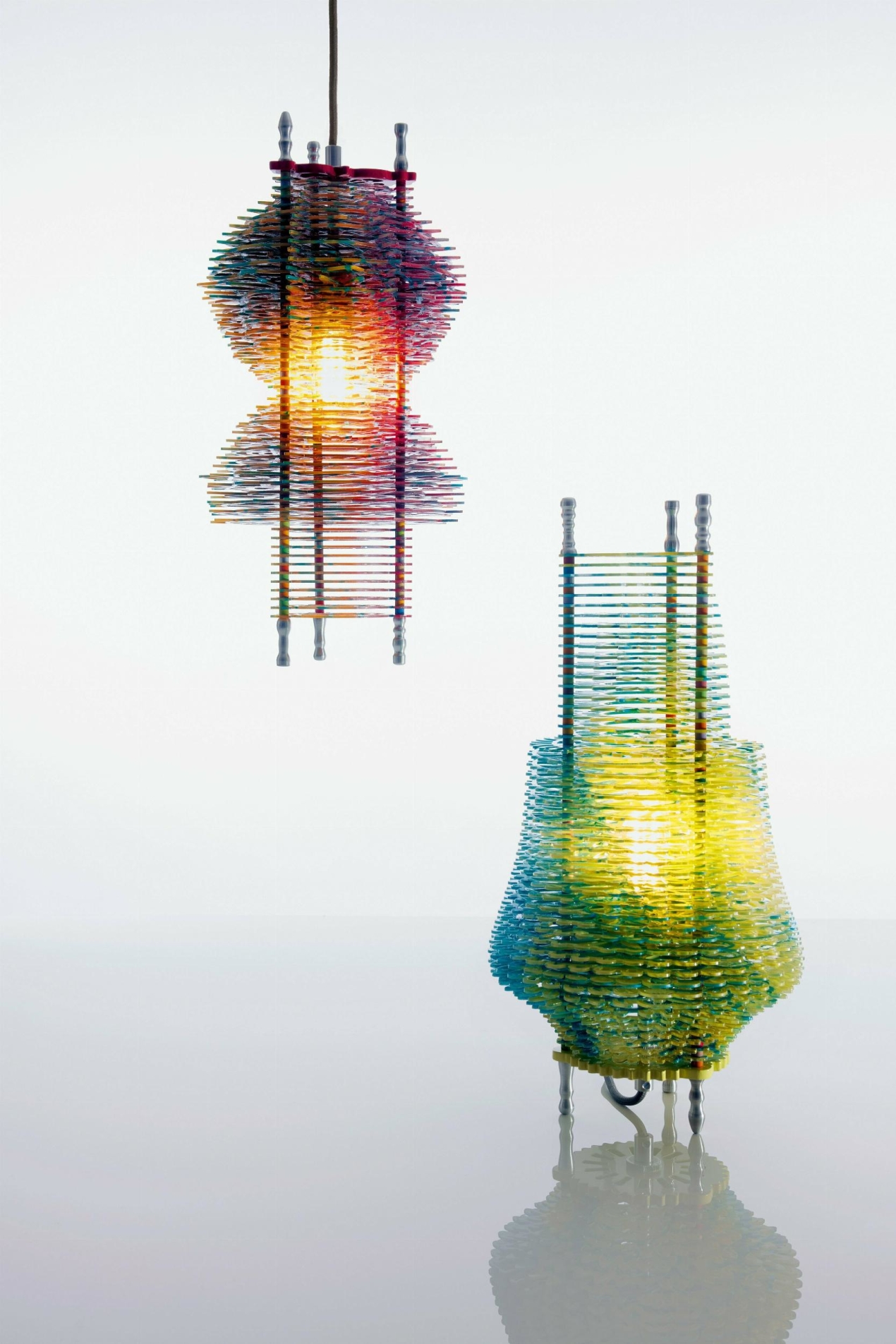 Jorge Pardo. ‘Brussels Lamps’. Full set of 5 - Immagine 2 di 2