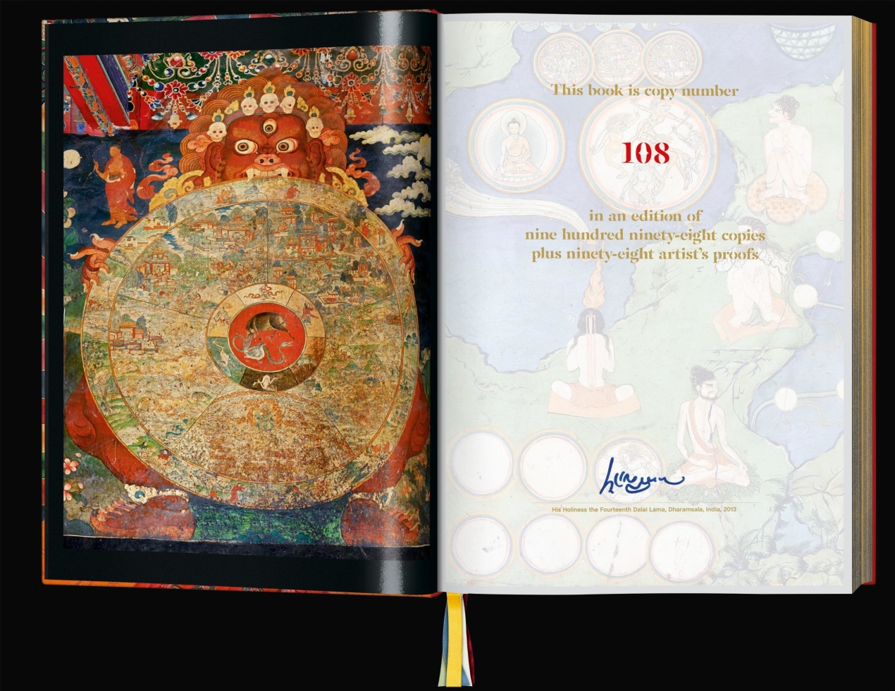 Thomas Laird. Murals of Tibet. Art Edition No. 41–80 ‘Green Tara, Gyantse Kumbum (ca. 1420)’ - Immagine 7 di 30