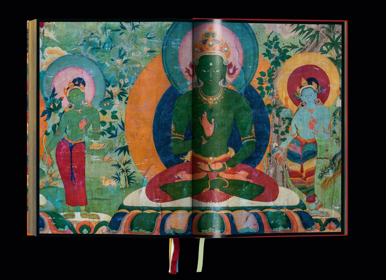 Thomas Laird. Murals of Tibet. Art Edition No. 41–80 ‘Green Tara, Gyantse Kumbum (ca. 1420)’ - Immagine 17 di 30
