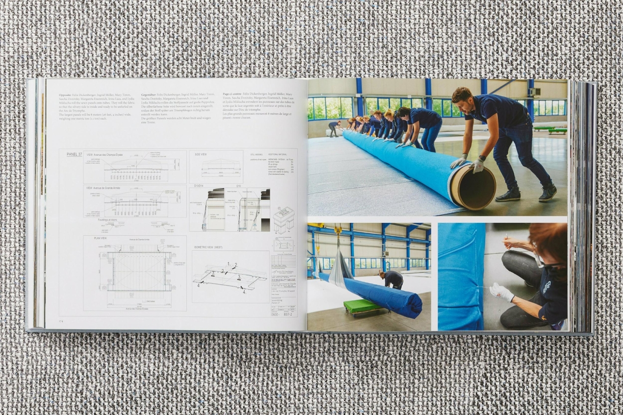 Christo and Jeanne-Claude. L'Arc de Triomphe, Wrapped, Paris - Image 9 of 16