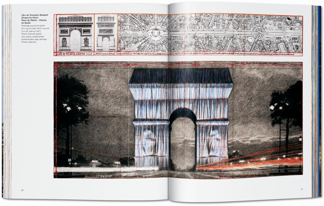 Christo and Jeanne-Claude. L’Arc de Triomphe, Wrapped - Immagine 3 di 10