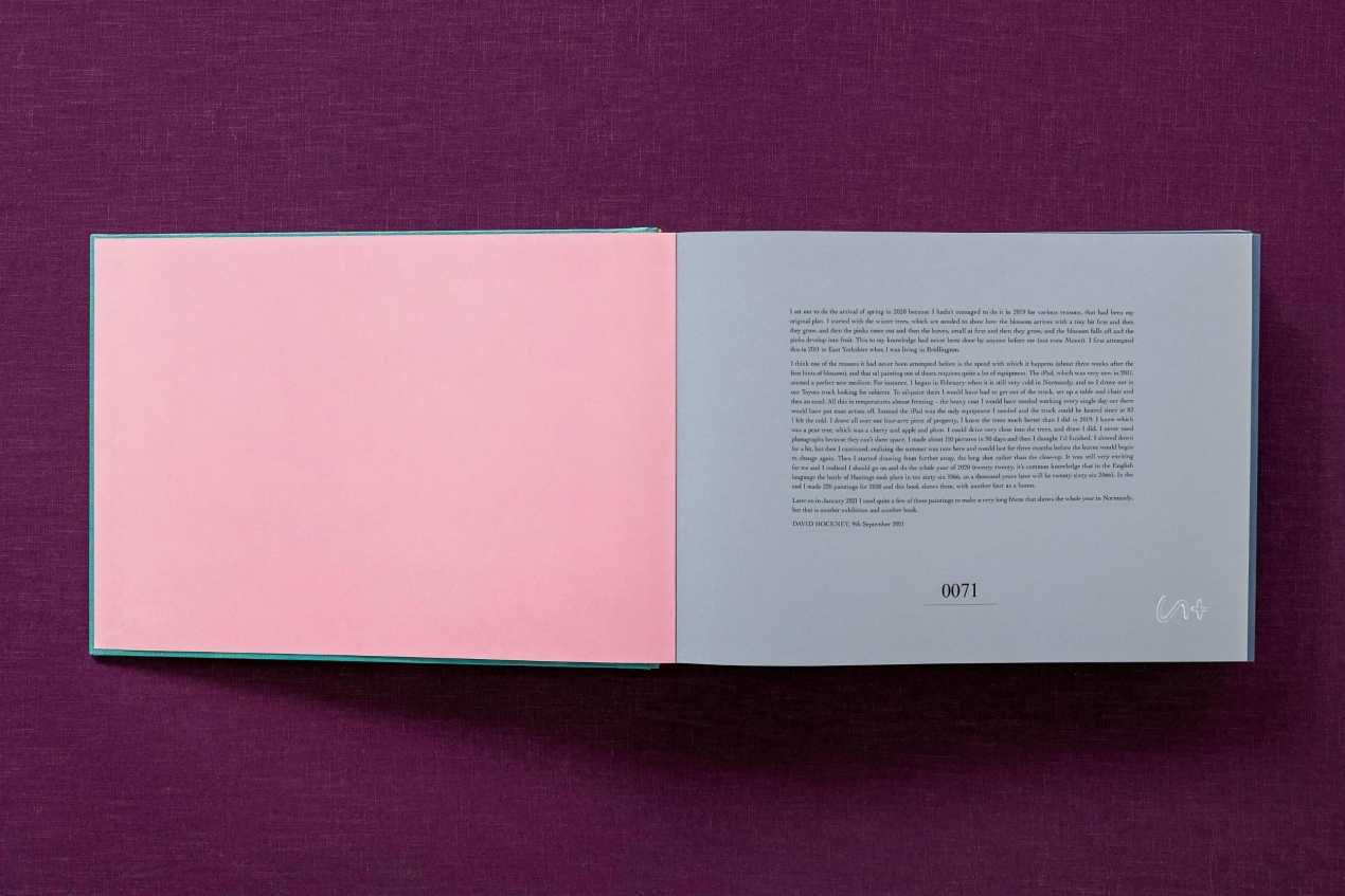 David Hockney. 220 for 2020. Art Edition No. 301–400 ‘My Second Drawing of Beuvron-en-Auge’ - Image 11 de 45