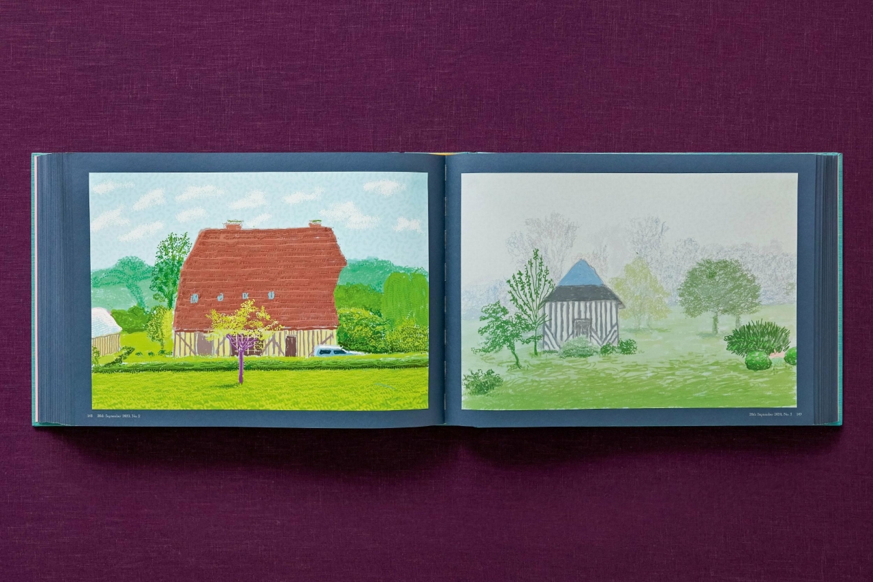 David Hockney. 220 for 2020. Art Edition No. 301–400 ‘My Second Drawing of Beuvron-en-Auge’ - Image 23 de 45