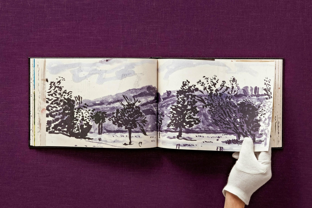 David Hockney. 220 for 2020. Art Edition No. 301–400 ‘My Second Drawing of Beuvron-en-Auge’ - Image 40 de 45