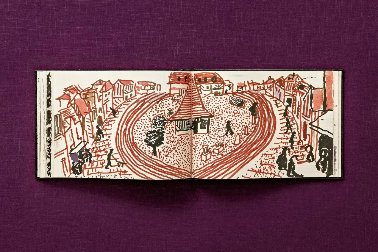 David Hockney. 220 for 2020. Art Edition No. 301–400 ‘My Second Drawing of Beuvron-en-Auge’ - Image 43 de 45