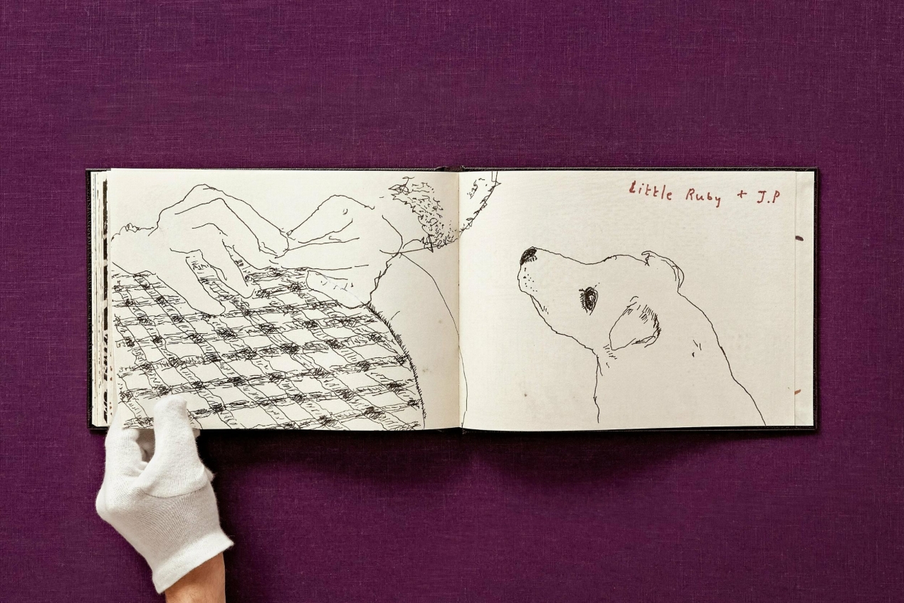 David Hockney. 220 for 2020. Art Edition No. 301–400 ‘My Second Drawing of Beuvron-en-Auge’ - Image 44 de 45