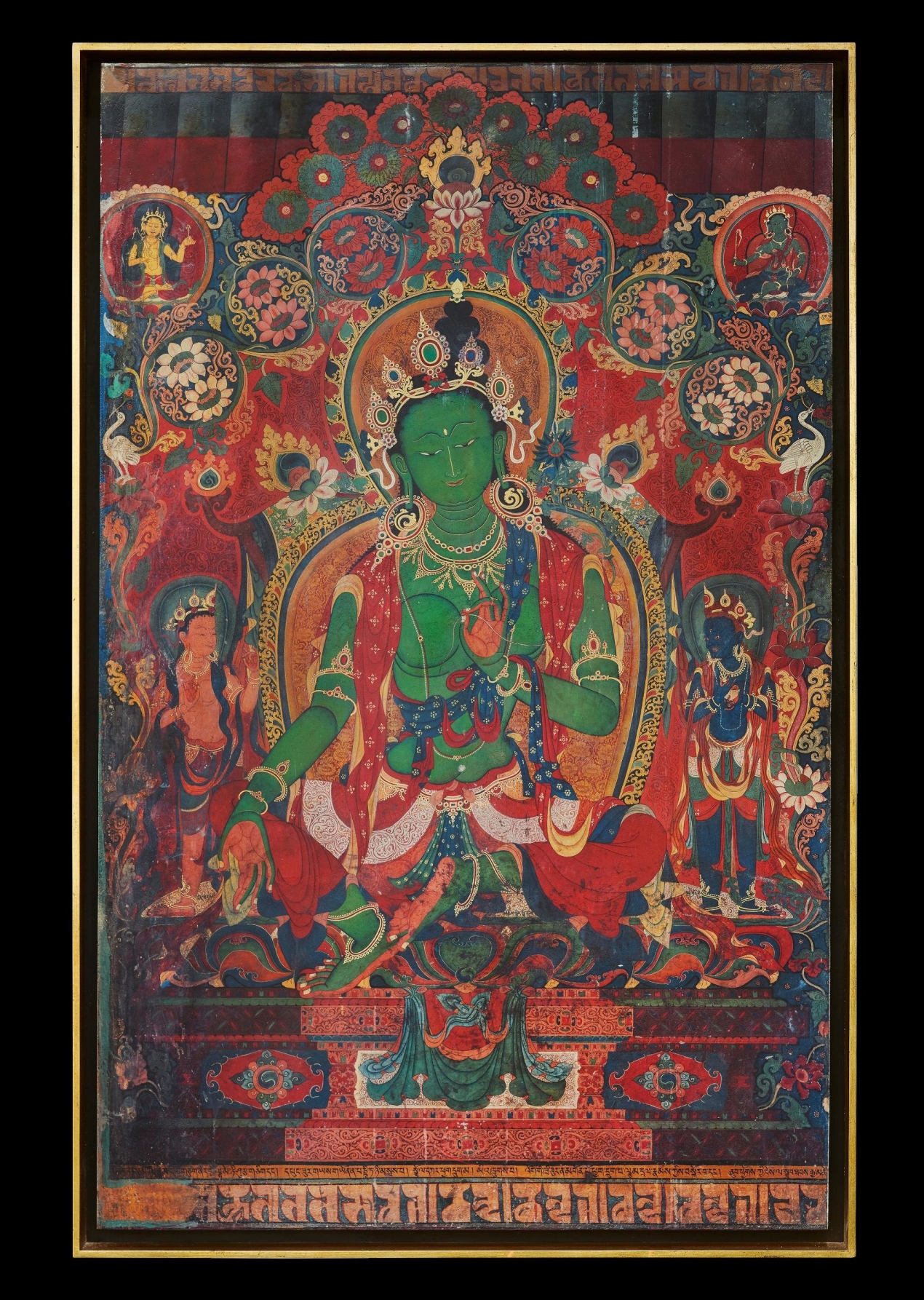 Thomas Laird. Murals of Tibet. Art Edition No. 41–80 ‘Green Tara, Gyantse Kumbum (ca. 1420)’ - Immagine 3 di 30