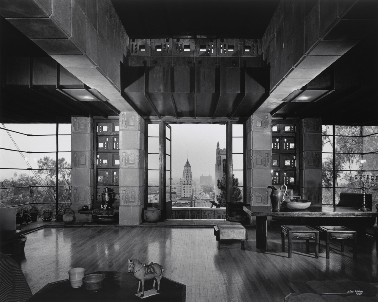 Julius Shulman. 'Wright, Freeman House' - Bild 2 von 3