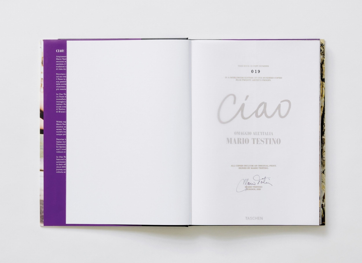 Mario Testino. Ciao, Art Edition No. 1-100 'Amalfi, 2002' - Image 7 of 19