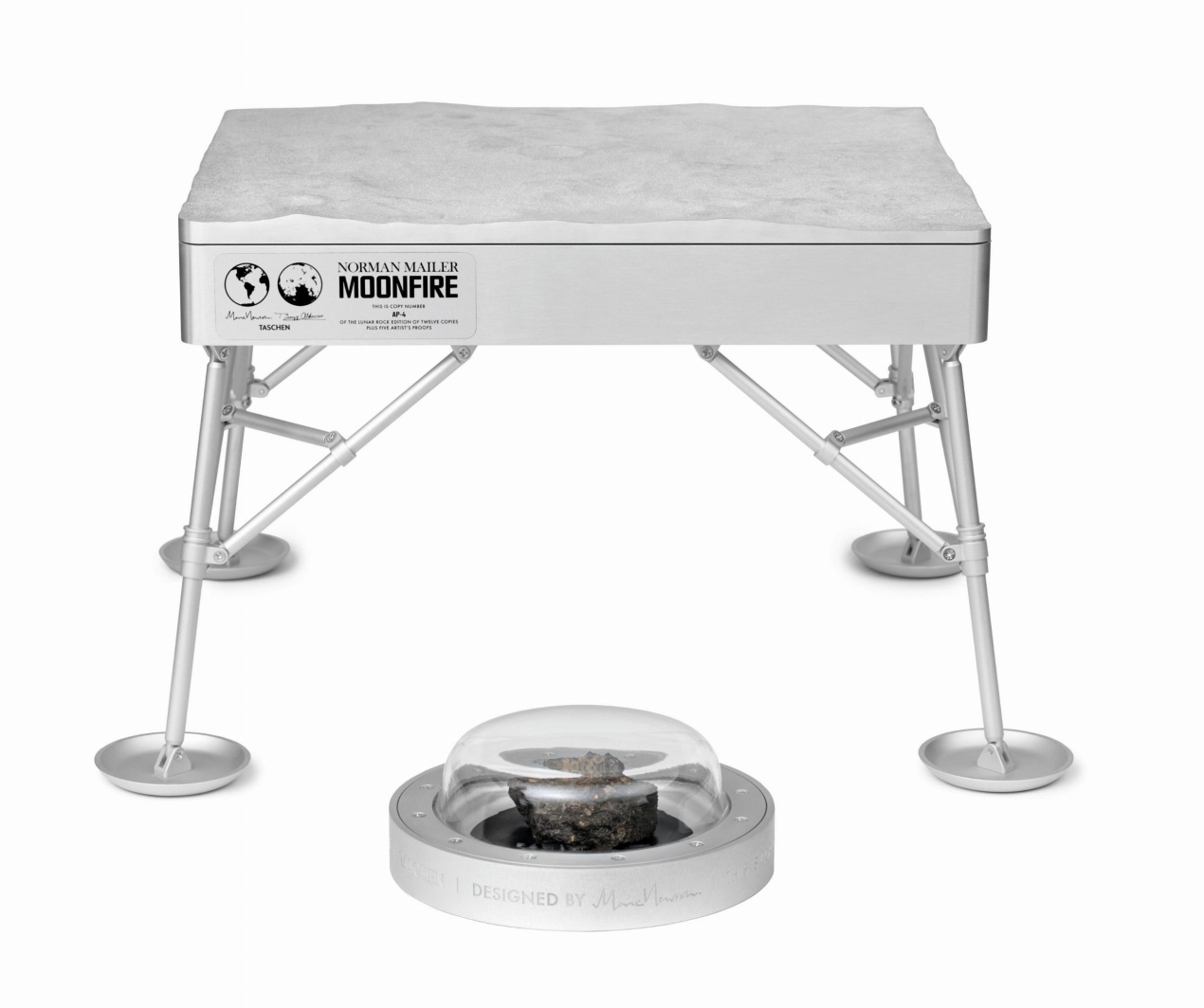 Norman Mailer, Marc Newson. MoonFire, Lunar Rock Edition No. 1,968 ‘NWA 4936’ - Bild 20 von 25