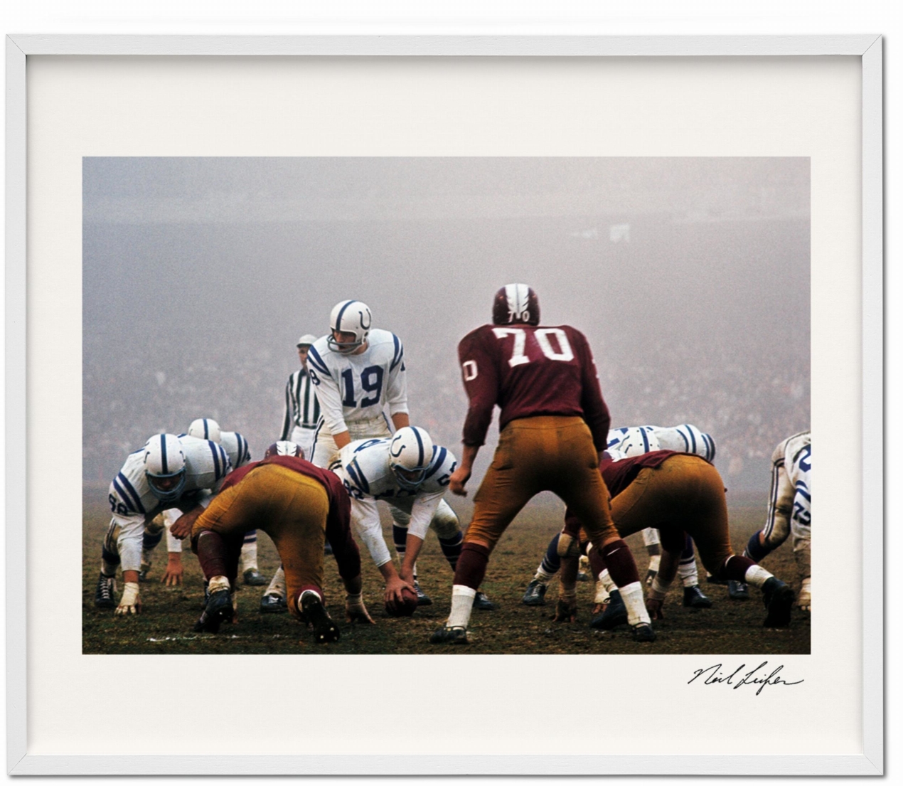 Neil Leifer. Guts & Glory. Art Edition No. 1–100 ‘Johnny Unitas’ - Imagen 2 de 14