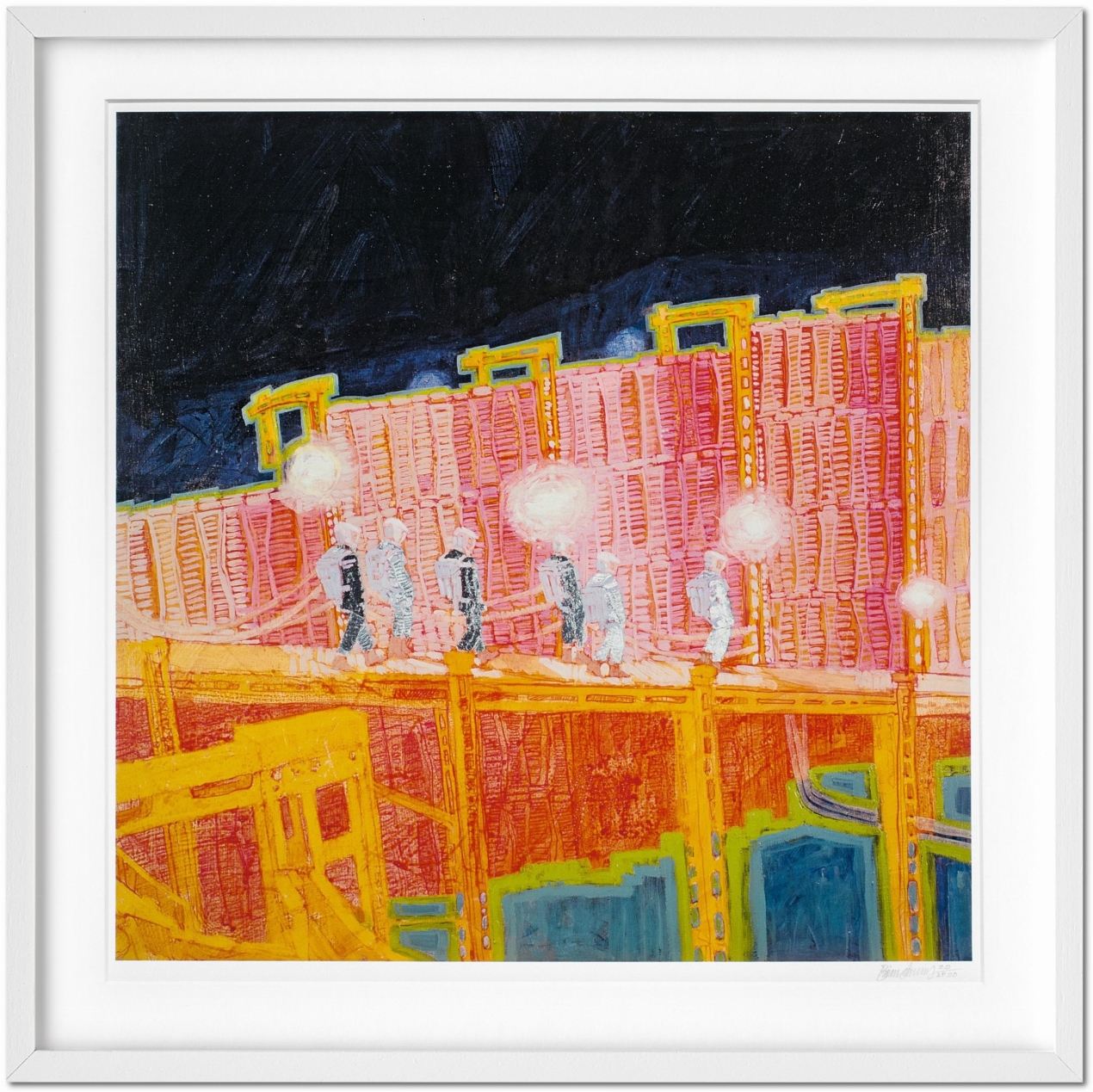 The Making of Stanley Kubrick’s 2001, Art Edition No. 1–250 ‘Exploration team moving down moon pit ramp’ - Image 2 de 27