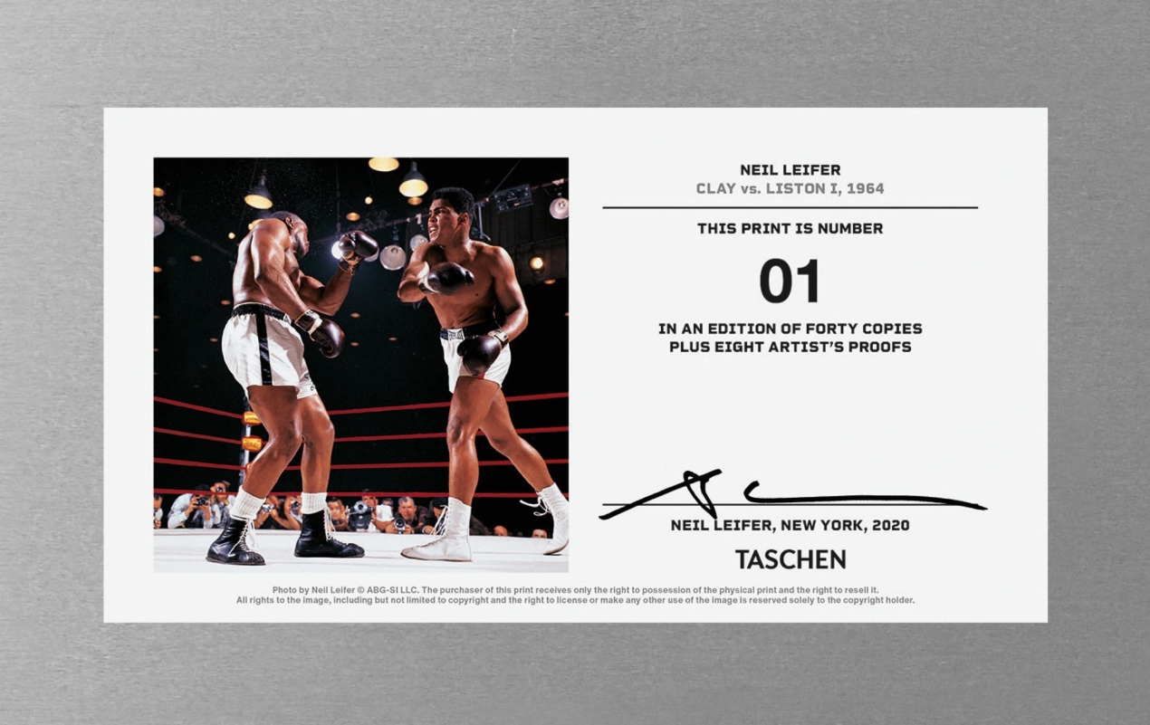 Neil Leifer. Homage to Ali. ‘Clay vs. Liston I, 1964’ - Image 2 of 5