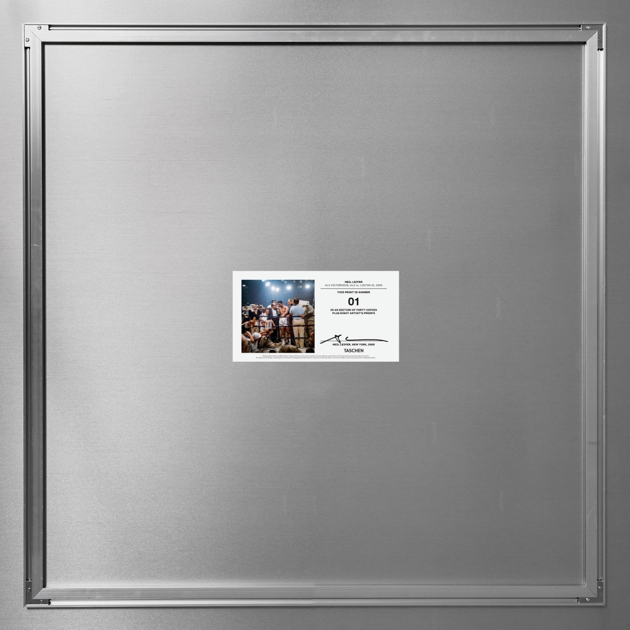 Neil Leifer. Homage to Ali. ‘Ali Victorious, Ali vs. Liston II, 1965’ - Image 3 de 5