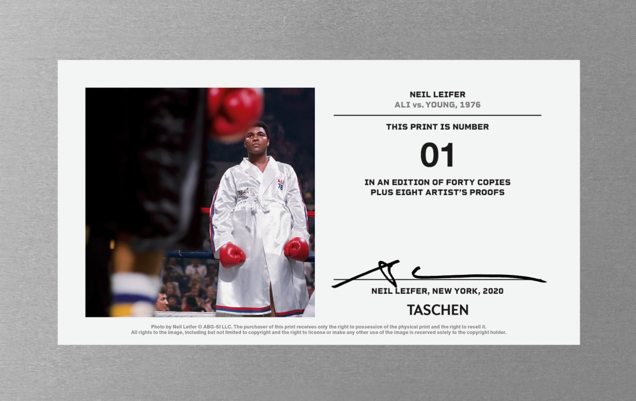 Neil Leifer. Homage to Ali. 'Ali vs. Young, 1976' - Image 2 of 5