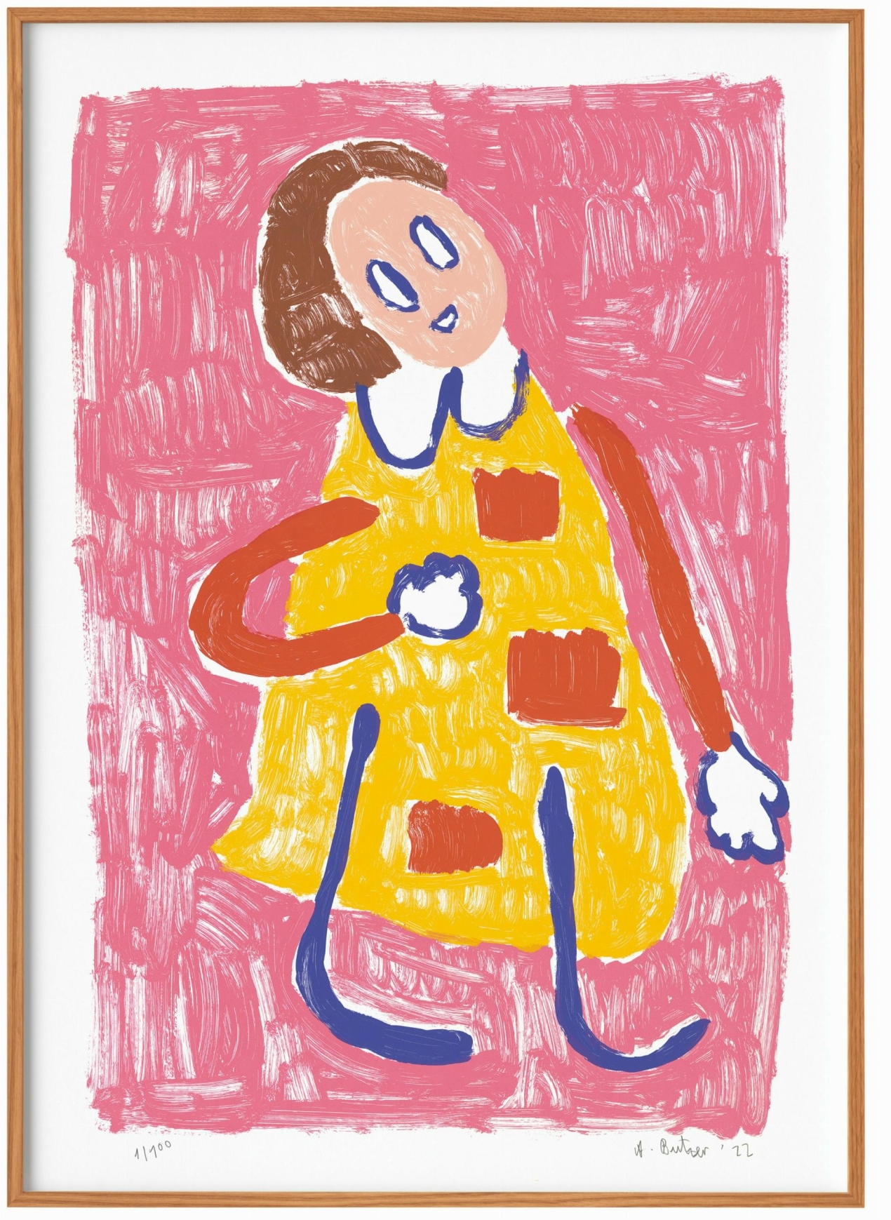 André Butzer. Set of 4 Screen Prints ‘Untitled I–IV’, 2022 - Bild 3 von 6