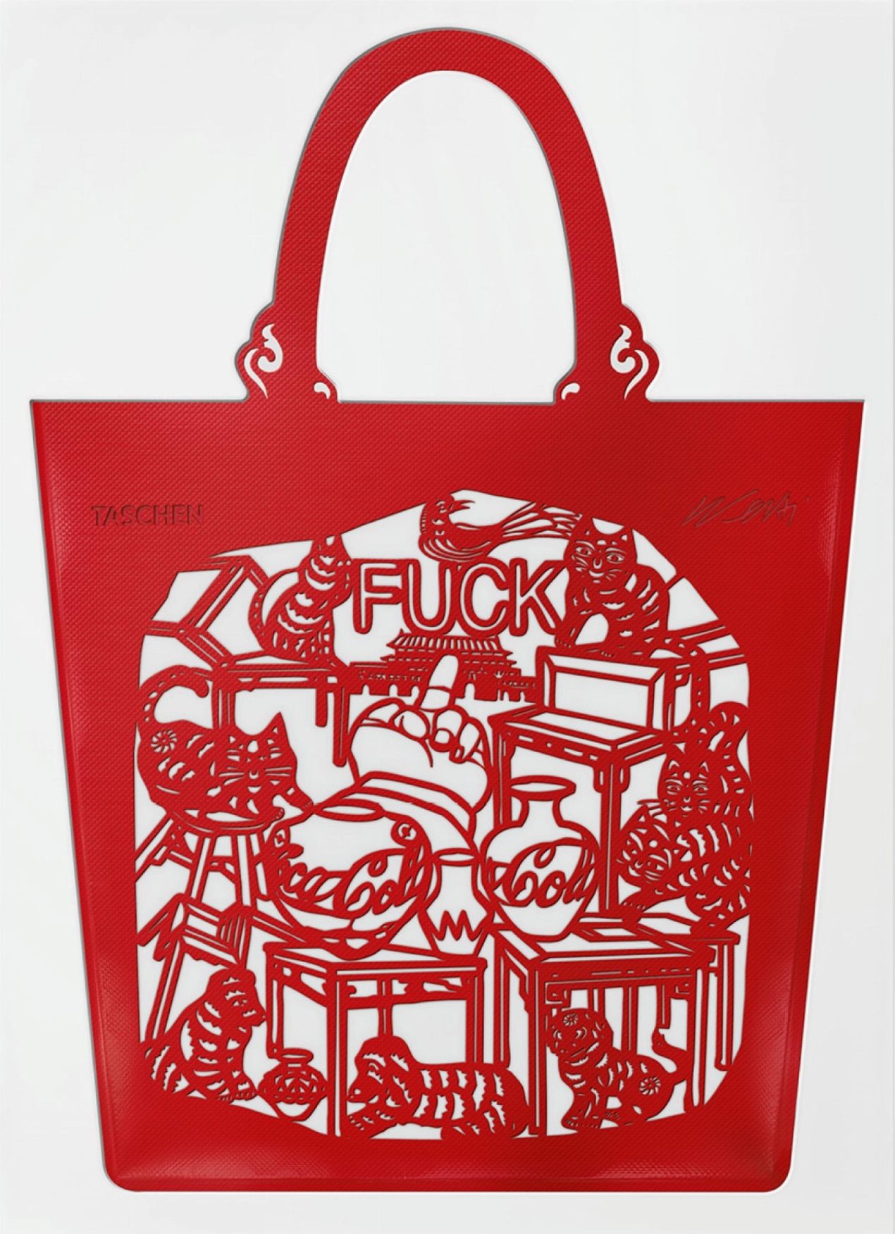 Ai Weiwei. The China Bag ‘Cats and Dogs’ - Image 3 de 7