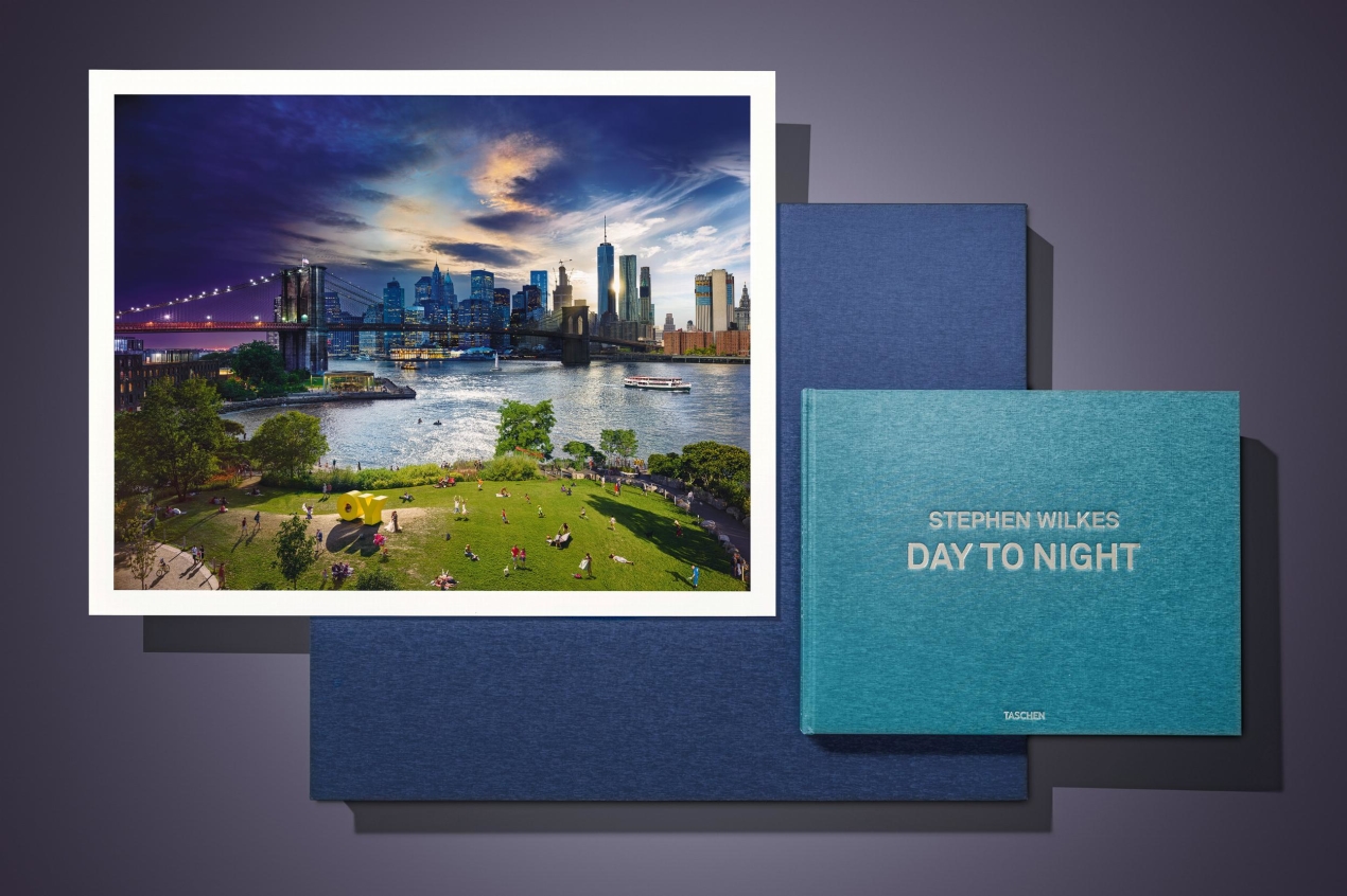 Stephen Wilkes. Day to Night. Art Edition A, 'Brooklyn Bridge, New York City, 2016' - Immagine 1 di 18