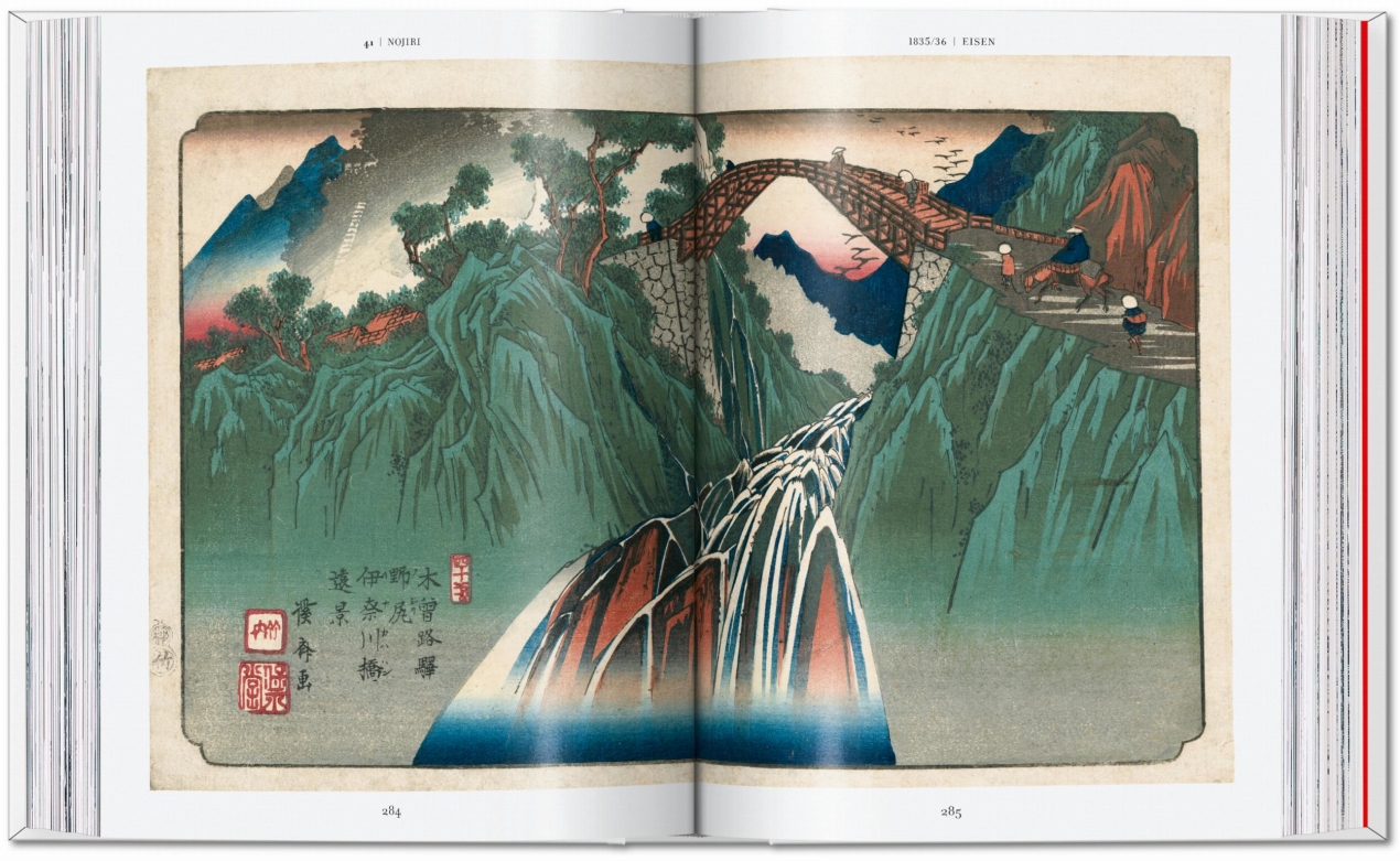 Hiroshige & Eisen. The Sixty-Nine Stations along the Kisokaido. 45th Ed. - Imagen 8 de 9