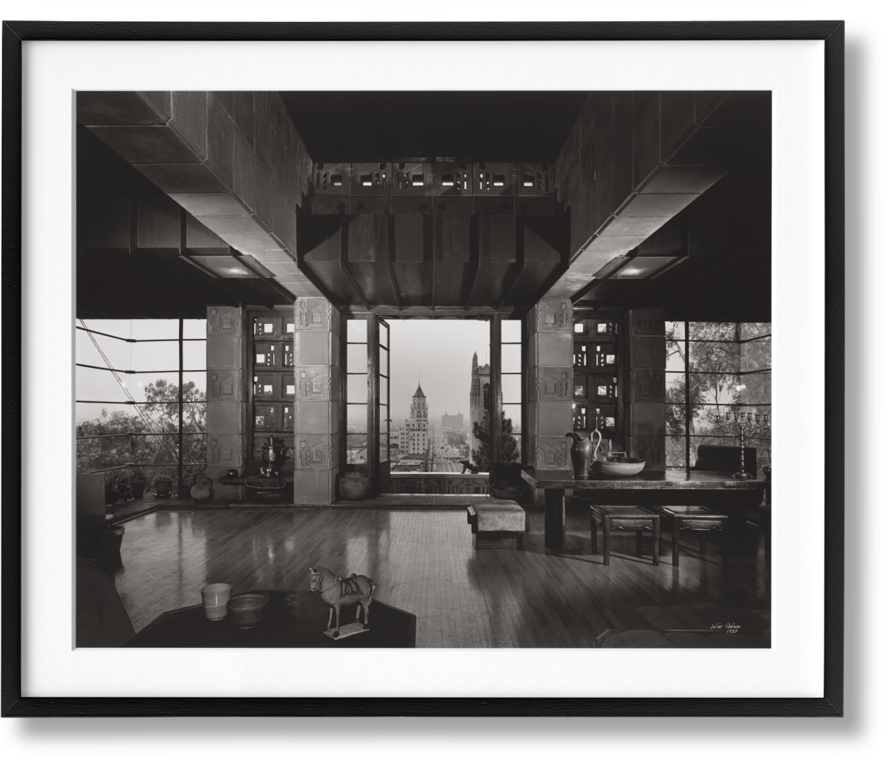 Julius Shulman. 'Wright, Freeman House' - Bild 1 von 3